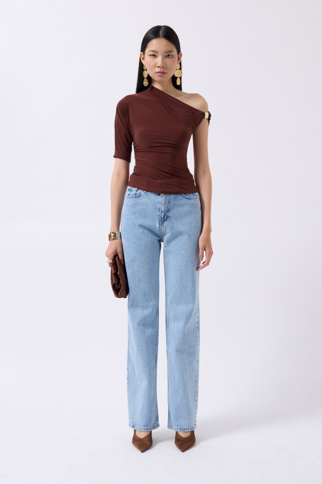 Aksesuar Detay Cutout Bluz - Görsel 2