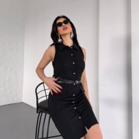 GÖMLEK YAKA ELBİSE