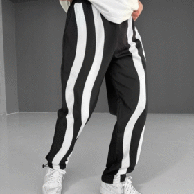 Paraşüt Kumaş Eşofman  - Siyah