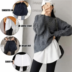 Lastikli Düğmeli Kurtarıcı Gömlek Altı Eteklik -Beyaz