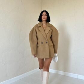 Camel İki Düğmeli Manto