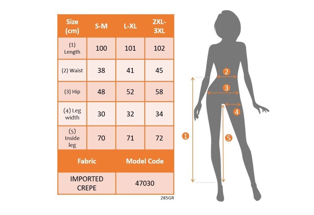 Kadın Yüksek Bel önden Fermuarlı Ithal Krep Pantolon - Görsel 4