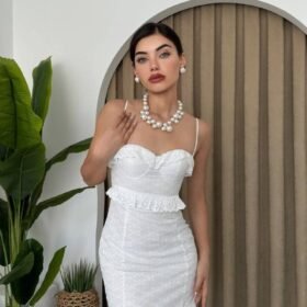 Lere Ip Askılı Elbise