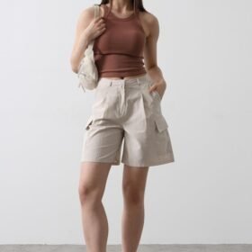 Cargo Cepli Şort - Taş