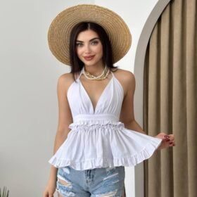 Agnes Sırt Detay Bluz