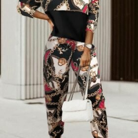 Kadın Uzun Kollu V Yaka Göğüs Altı Kadife Detay Mikro Ikili Takım