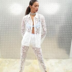 Beluga Dantel Pantolon Takım 9589-08