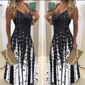 Kadın Suprem Kumaş Dijital Baskılı Elbise