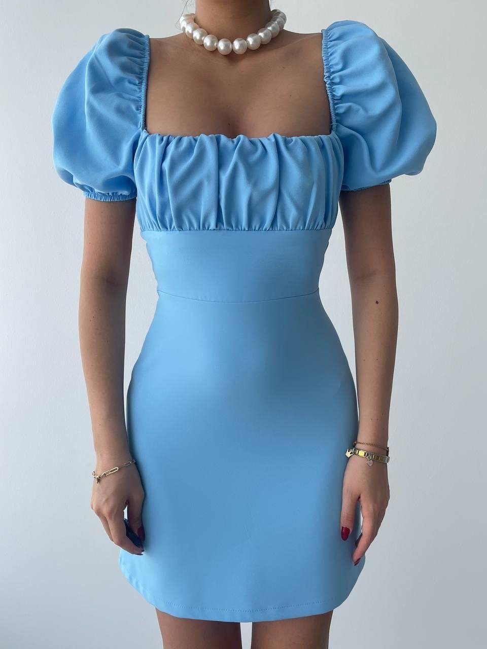 Hessen Sırt Dekolteli Elbise - Görsel 2