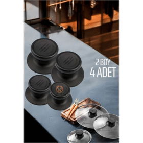 HSNET Tencere Tava Tepesi Tencere Tava Kapağı Tutucu 2 Boy 4 Adet