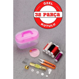 HSNET 32 Parça Kutulu Seyahat Dikiş İğne İplik Seti