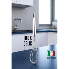 HSNET Inox Çelik Çırpıcı Italyan Dizayn