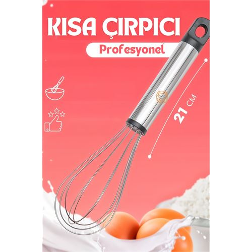 HSNET 21 cm Metal Çırpıcı