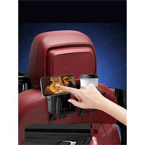 HSNET Araç Koltuk Arkası Organizer Bardak Telefon Tutucu - Görsel 4