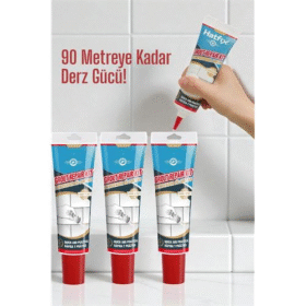 HSNET Beyaz Derz Dolgu Macunu Fayans Arası Temizlik ve Yenileme Çözümü 90 Metre