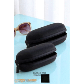 HSNET Kumaş Kaplı Gözlük Kabı  Gözlük Koruma Kılıfı 2 li SET