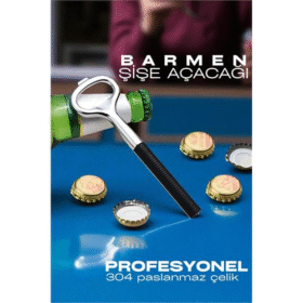 HSNET Barmen Şişe Açacağı - Profedsyonel Şişe Açacağı 304 Çelik