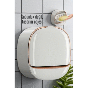 HSNET Tasarım Obje Sabunluk - Kendinden Yapışkanlı Sabunluk