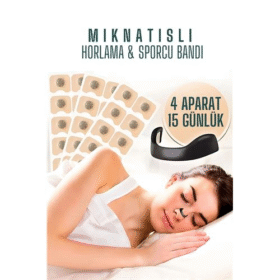 HSNET Manyetik Burun Bandı - Sporcu Burun Bandı - Horlama Önleyici Azaltıcı - 4 Farklı Boyut