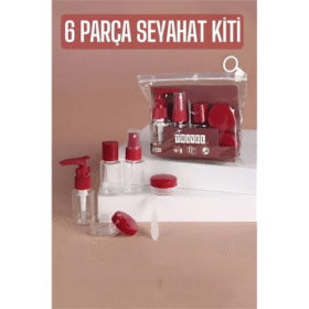 HSNET Seyahat Kiti Boş Şişe Seyahat Seti 6 Parça