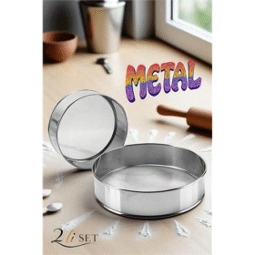 HSNET Metal Un Eleği 15 ve 24 cm 2 li SET