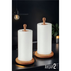HSNET Havlu Kağıt Tutucu Ahşap 2 ADET