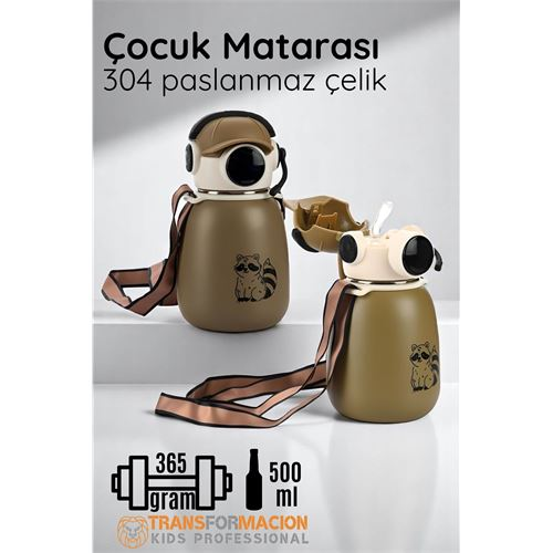 HSNET Inox Çelik Hafif Çocuk Matarası 500 ml KAPASİTELİ