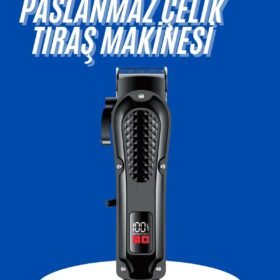 Profesyonel Saç Kesme Aleti Dijital Saç Sakal Tıraş Makinesi Uzun Ömürlü