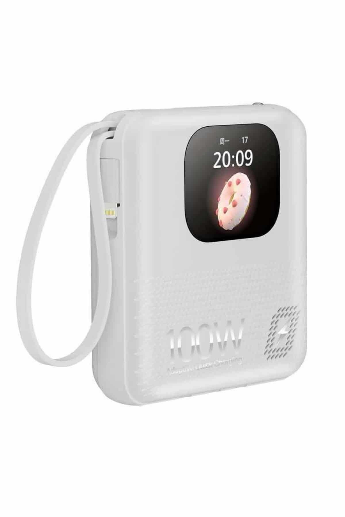 Akıllı Powerbank 10.000 MAH 4 Çıkışlı Taşınabilir Dijital Göstergeli - Görsel 4