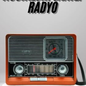 Nostaljik Vintage Radyo Taşınabilir Bluetooth Bağlantılı Hoparlör Radyo