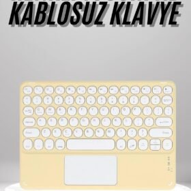 Touchpad Uyumlu Bluetooth Klavye Slim Kablosuz Wifi Q Klavye