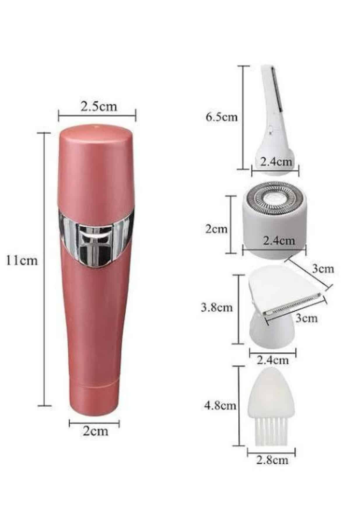 Yüz Kaş ve Tüm Vücut Epilasyon Aleti3 Başlıklı Epilatör Tüm Cilt Tiplerine Uygun - Görsel 4