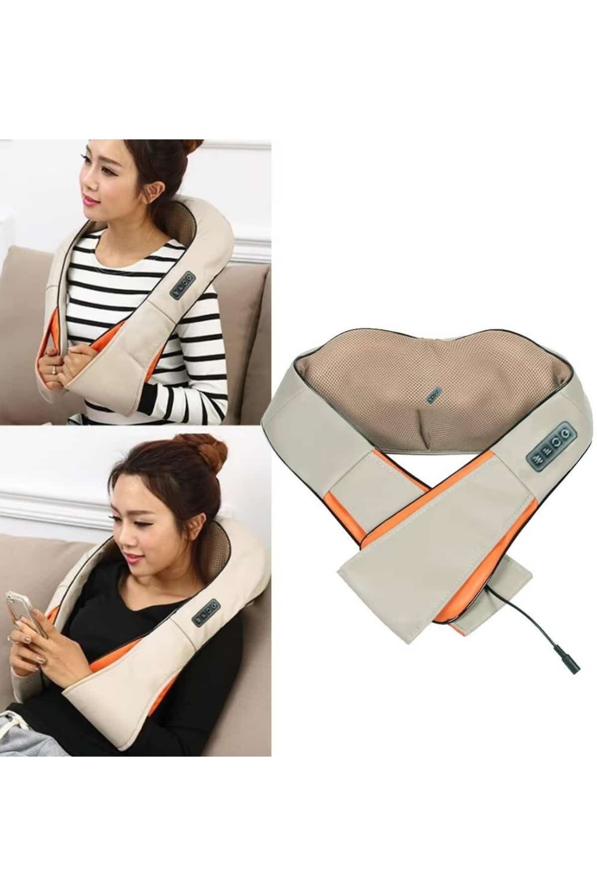 Ovmalı Masaj Aleti Boyun Sırt Ağrıları İçin Masaj Aleti - Görsel 3