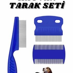 Evcil Hayvan Bit Tarağı Seti Paslanmaz Çelik Bıçaklı 4'lü Set