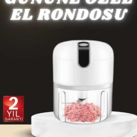 Anneler Gününe Özel Hediye El Rondosu Doğrayıcı Şarjlı Taşınabilir