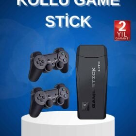 Çift Kollu 2.4g kablosuz Retro 4k Game stick 3500 oyun atari HD Görüntü Kalitesi