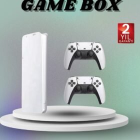 Game Box 3D Çift Oyun Kollu 4K HD Ekran 20000'den Fazla Oyun Seçeneği 2.4G Kablosuz