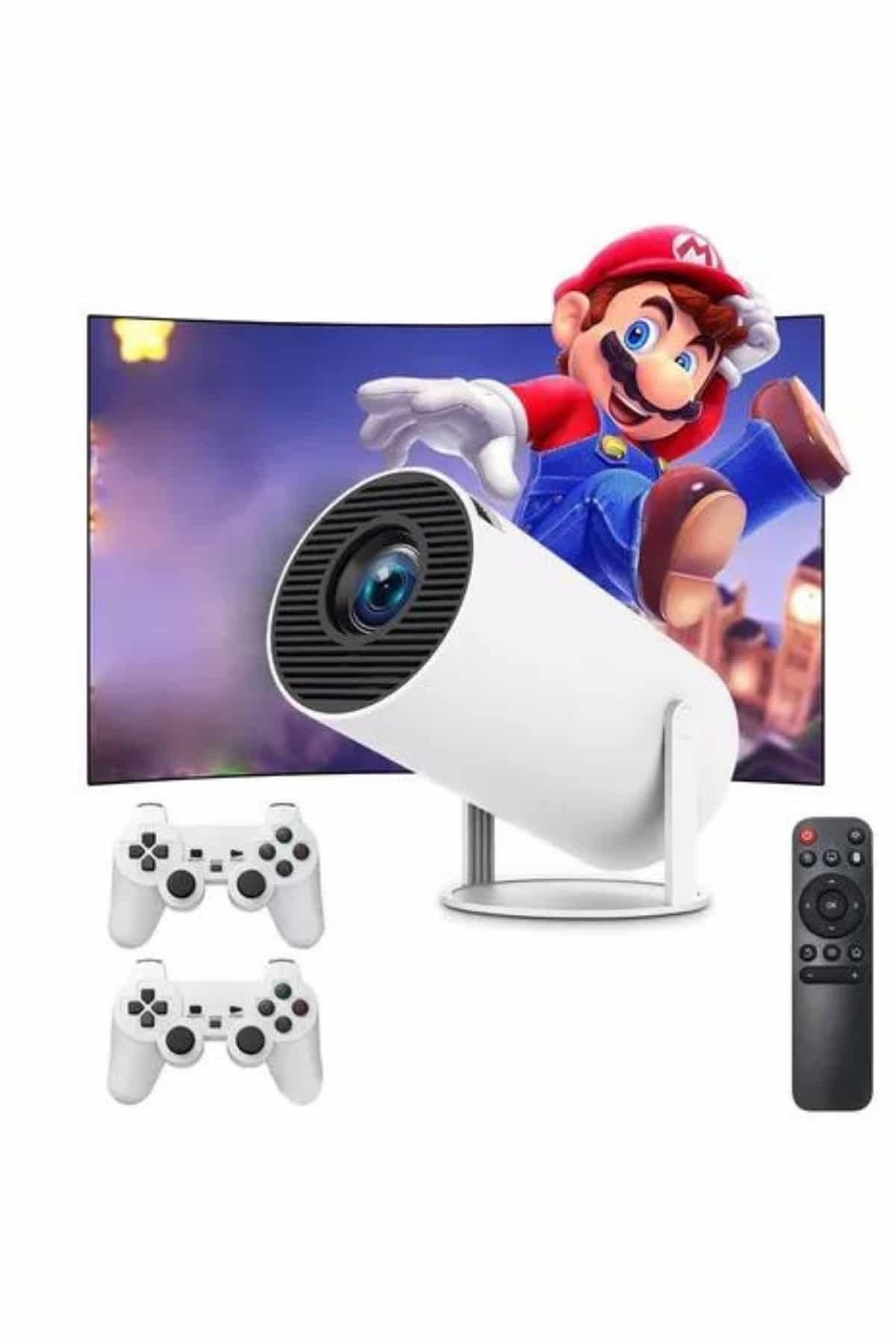 Taşınabilir Android Projeksiyon Ayaklı Çift Kollu 4K Çözünürlüklü Sinema Projeksiyonu - Görsel 3