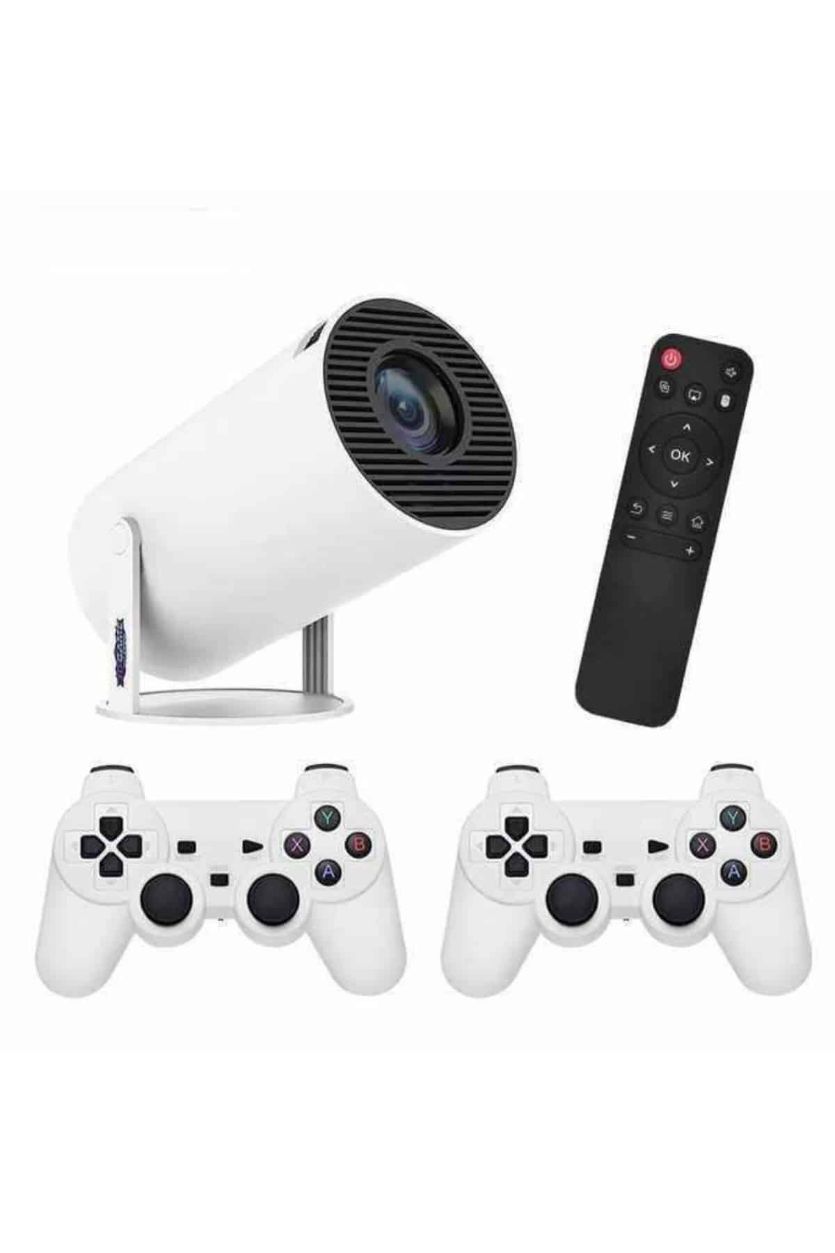 Ayaklı Oyun Projeksiyonu Çift Kollu Taşınabilir Sinema Projektörü - Görsel 4