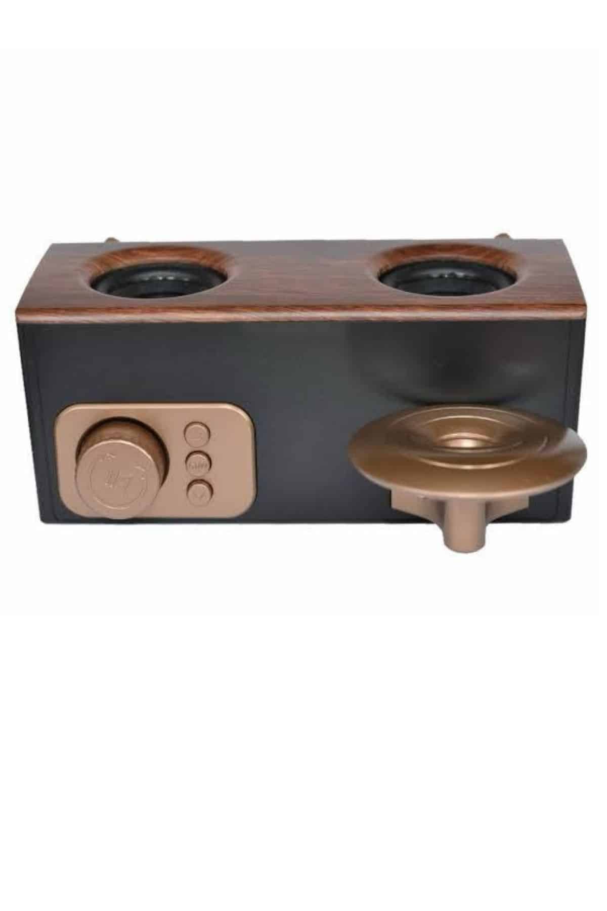 Nostaljik Radyo Bluetooth Bağlantılı Şarjlı Yüksek Ses Kaliteli - Görsel 3