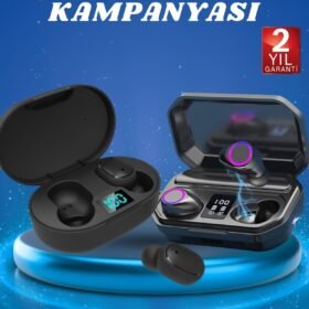 Çift Kulaklık Kampanyası Dokunmatik Kontrol Kulak İçi Yüksek Ses Kaliteli Mikrofonlu