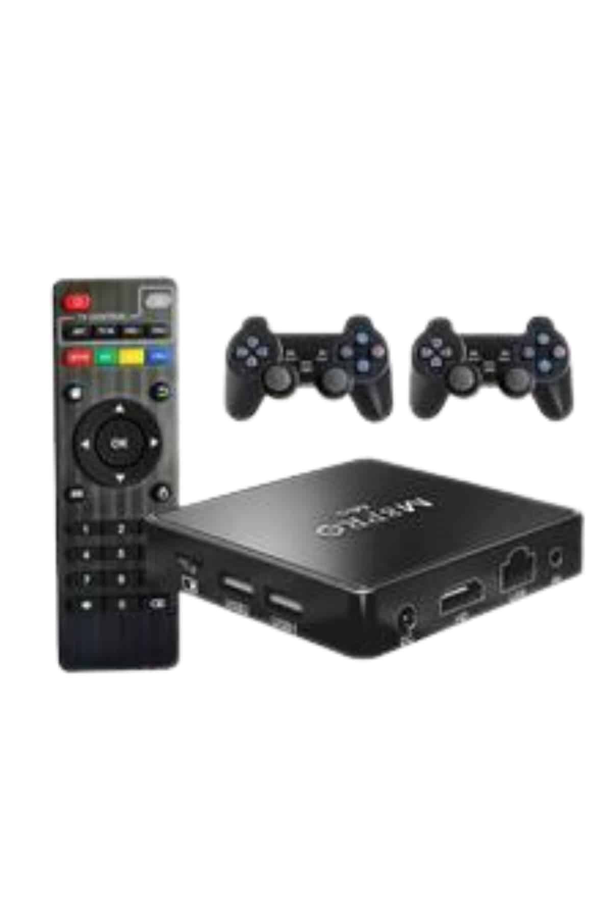 M8 PRO Mini 2.4G 10K ultra HD 64 GB TV BOX Android TV GAME BOX 2 Adet Oyun Konsolu - Görsel 2