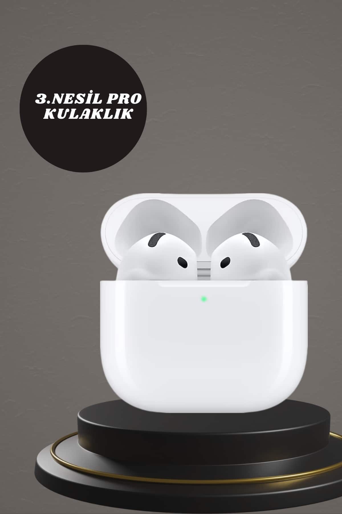 7 Kordonlu Akıllı Saat Ve 3.Nesil Kulaklık Dokunmatik Ekran Sesli Görüşme Yapabilen - Görsel 4