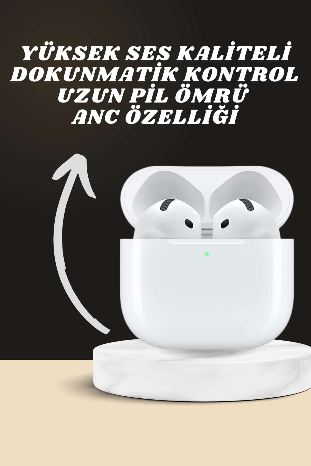 7 Kordonlu Akıllı Saat Ve Yeni Nesil Kulaklık Dokunmatik Ekran Android ve İOS Uyumlu - Görsel 2