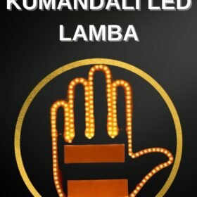 Led Işık El İşareti Araç Camı İçin Uzaktan Kumandalı