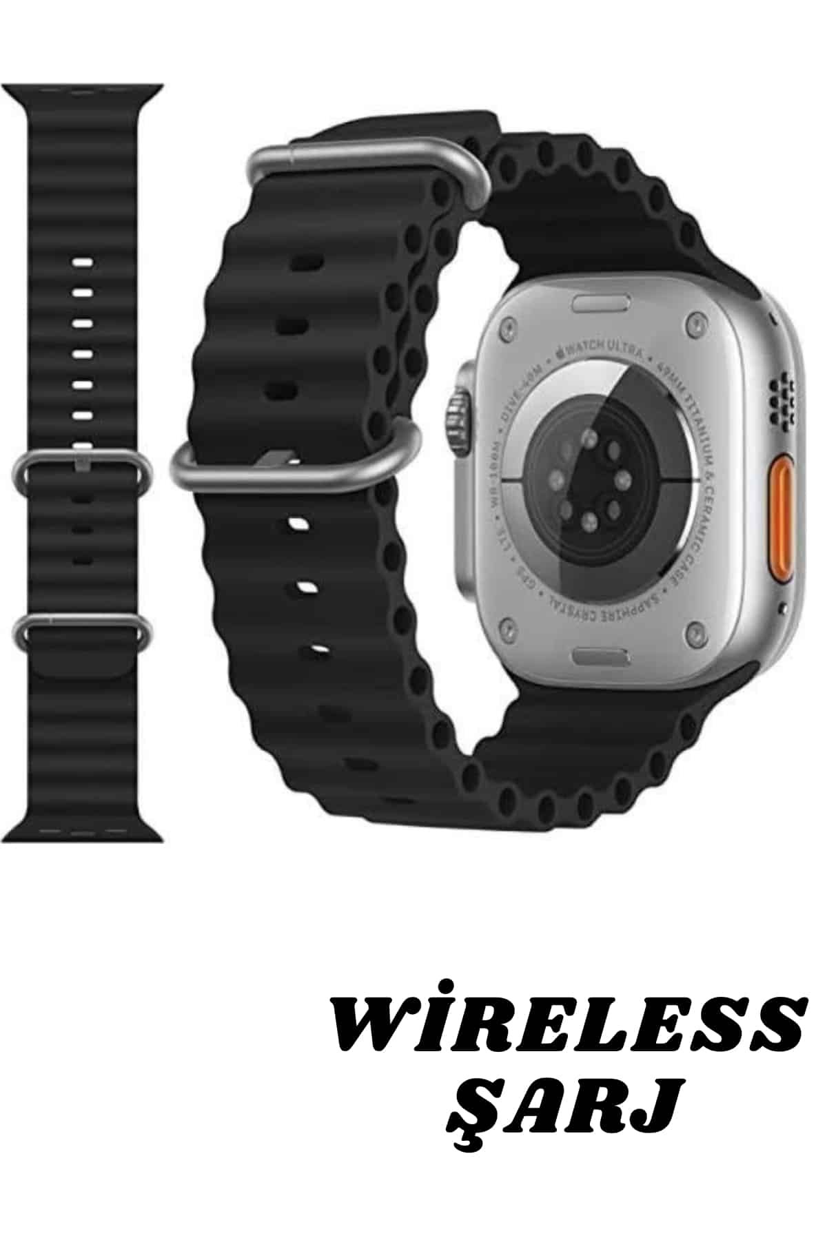 Akıllı Saat Bluetooth Bağlantılı NFC ve GPS Uyumlu Nabız Ölçer Sesli Görüşme - Görsel 4