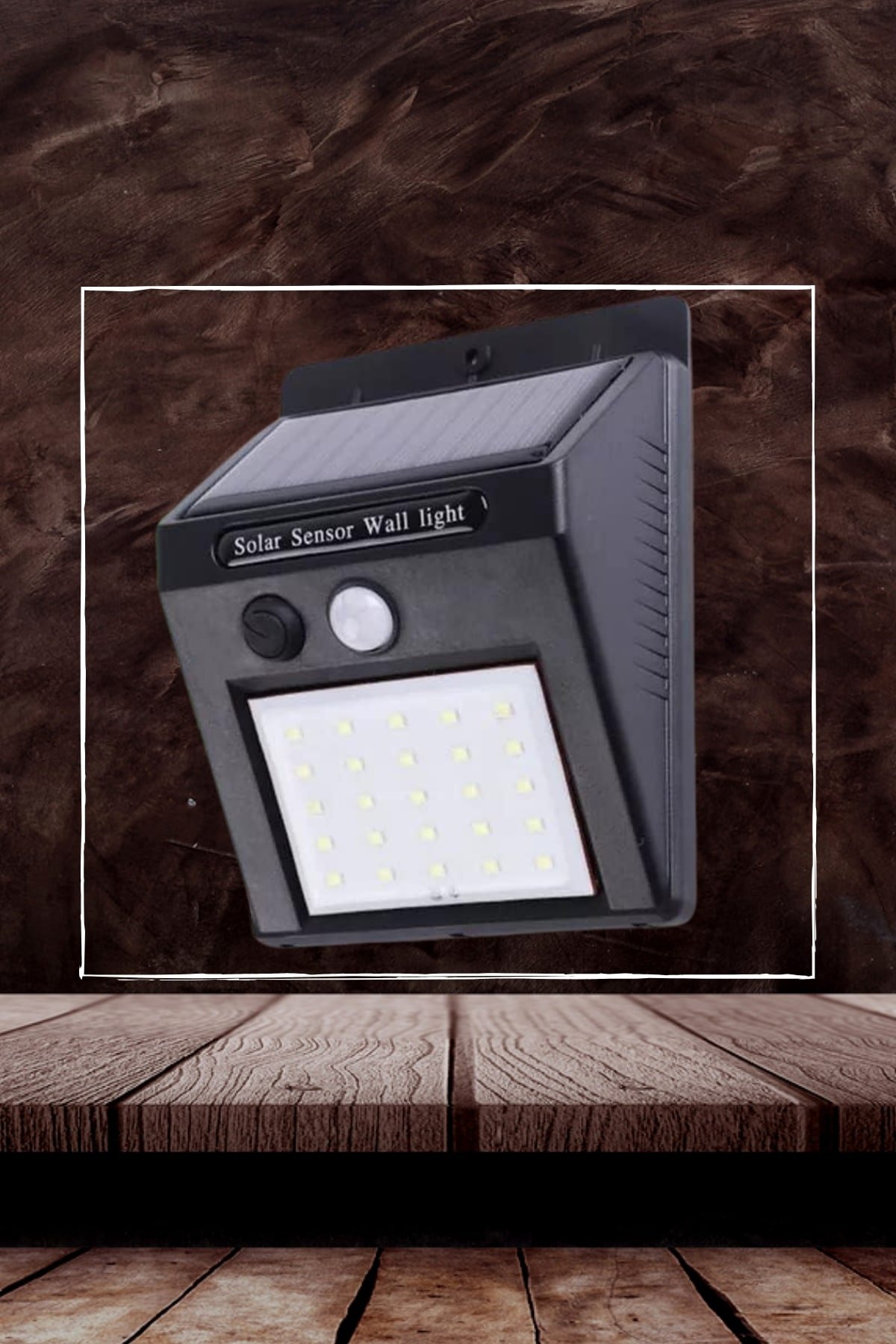 Bahçe Aydınlatma Sensörlü Güneş Enerjili Duvar Lambası 40 Led Işık - Görsel 4