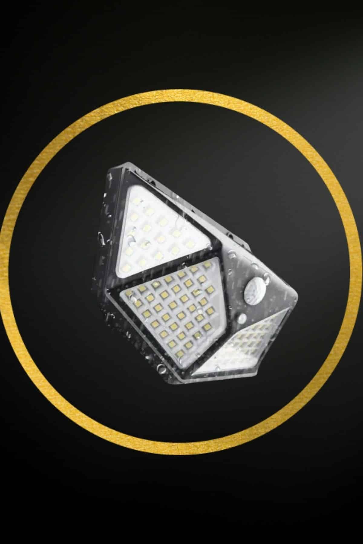 Solar Sensörlü Duvar Lambası Bahçe Lambaso Parlak Beyaz Işık Suya Dayanıklı - Görsel 4