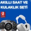 Yeni Nesil Sesli Görüşme Akıllı Saat ve Powerbank Çoklu Şarj Girişli Bluetooth Kulaklık Nabız Ölçer