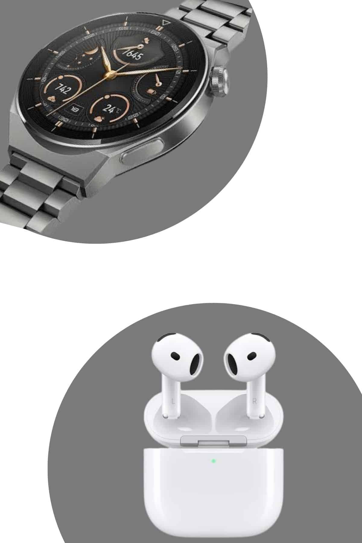 Akıllı Saat ve Kulaklık Seti Bildirim Görme Arama Cevaplama ANC Özelliği - Görsel 2
